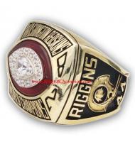 1982 Washington Redskins Super Bowl XVII World Championship Ring, Replica Washington Redskins Ring