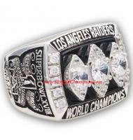 1983 Los Angeles Raiders Super Bowl XVIII World Championship Ring, Replica  Los Angeles Raiders Ring