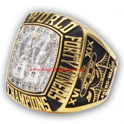 forty niners championship rings