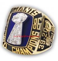 1986 New York Giants Super Bowl XLV World Championship Ring, Replica New York Giants Ring