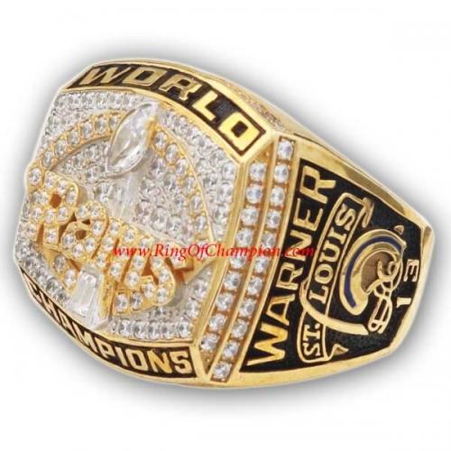 1999 St. Louis Rams Super Bowl XXXIV World Championship Ring, Replica St.  Louis Rams Ring