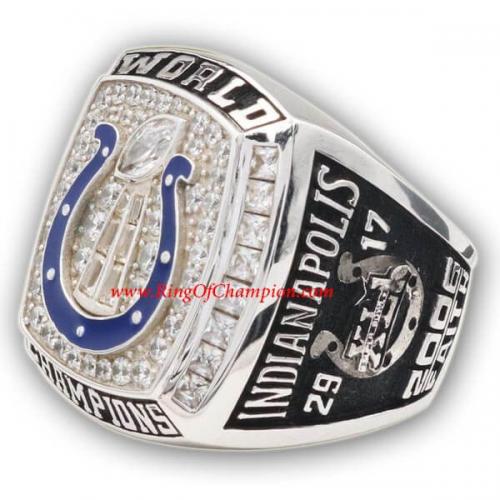 2006 Indianapolis Colts Super Bowl XLI World Championship Ring, Replica  Indianapolis Colts Ring