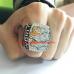 2015 Denver Broncos Super Bowl 50 World Championship FAN Ring, Custom Denver Broncos Champions Ring