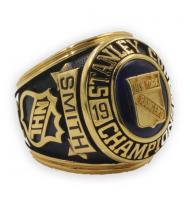 1939 - 1940 New York Rangers Stanley Cup Championship Ring, Custom New York Rangers Champions Ring