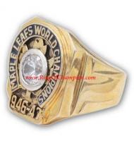 1946 - 1947 Toronto Maple Leafs Stanley Cup Championship Ring, Custom Toronto Maple Leafs Champions Ring