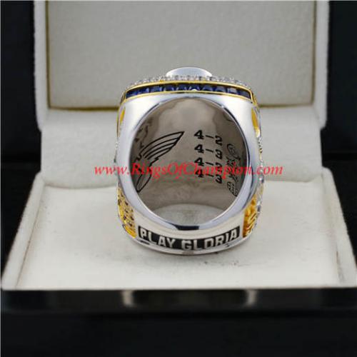 St. Louis Blues' Stanley Cup championship ring - Punk Dark