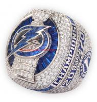 2020–2021 Tampa Bay Lightning Men's Hockey Stanley Cup Championship Ring Stone Version