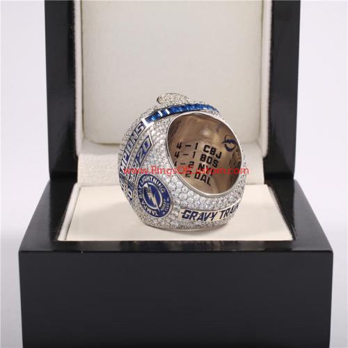 2021 Tampa Bay Lightning Stanley Cup Back to Back Ring - Premium Series