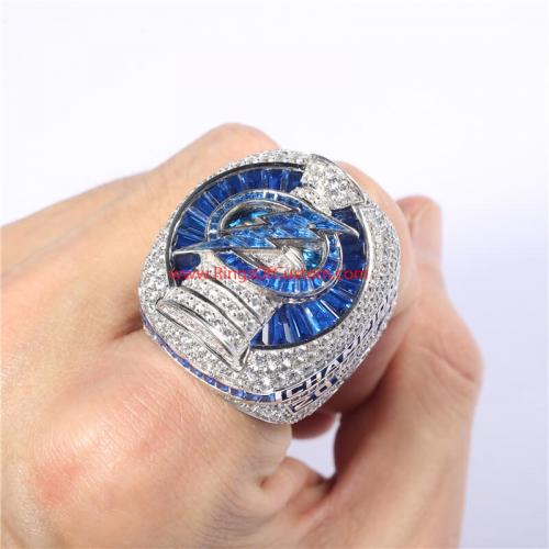 2021 Tampa Bay Lightning Stanley Cup Back to Back Ring - Premium Series