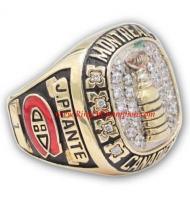 1957 - 1958 Montreal Canadiens Stanley Cup Championship Ring, Custom Montreal Canadiens Champions Ring