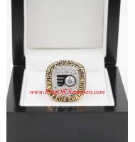 1974 - 1975 Philadelphia Flyers Stanley Cup Championship Ring, Custom Philadelphia Flyers Champions Ring