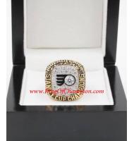 1974 - 1975 Philadelphia Flyers Stanley Cup Championship Ring, Custom Philadelphia Flyers Champions Ring
