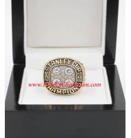 1987 - 1988 Edmonton Oilers Stanley Cup Championship Ring, Custom Edmonton Oilers Champions Ring