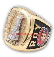 1992 - 1993 Montreal Canadiens Stanley Cup Championship Ring, Custom Montreal Canadiens Champions Ring