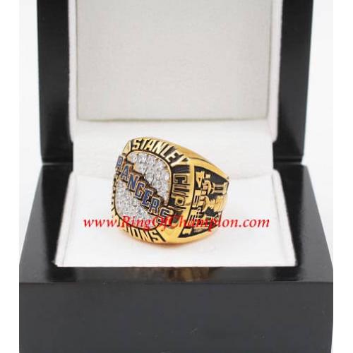 1994 New York Rangers Stanley Cup Championship Replica Ring - Puck Junk