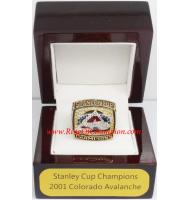 2000 - 2001 Colorado Avalanche Stanley Cup Championship Ring, Custom Colorado Avalanche Champions Ring