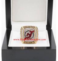 2002 - 2003 New Jersey Devils Stanley Cup Championship Ring, Custom New Jersey Devils Champions Ring