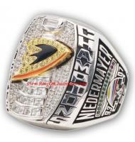 2006 - 2007 Anaheim Ducks Stanley Cup Championship Ring, Custom Anaheim Ducks Champions Ring