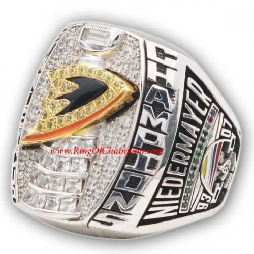 NHL 2007 Anaheim Ducks Stanley Cup Championship Replica Ring