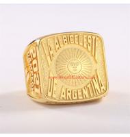 2021 Lionel Messi Men's Football World Cup Messi Ballon d’Or Awarding Ring -- Premium Series