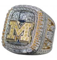 2026 Michigan Wolverines NCAA men's basketball Custom Name & Number Championship Ring