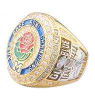 2024 Michigan Wolverines NCAA Men's Football Rose Bowl College Championship Ring